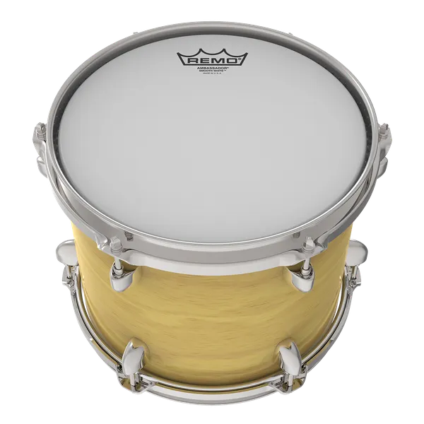 Remo 16" Ambassador Smooth White
