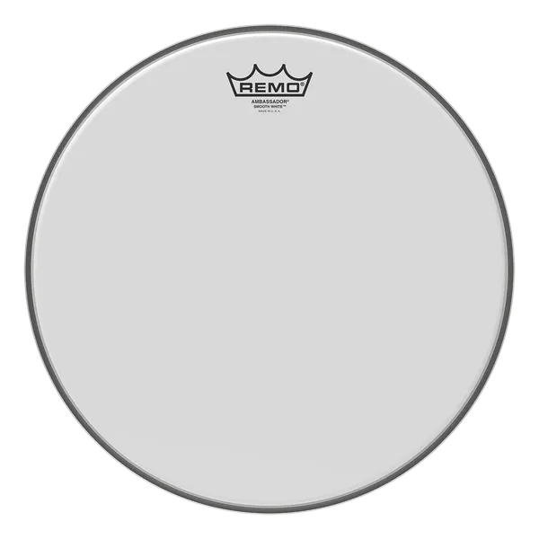 Remo 16" Ambassador Smooth White