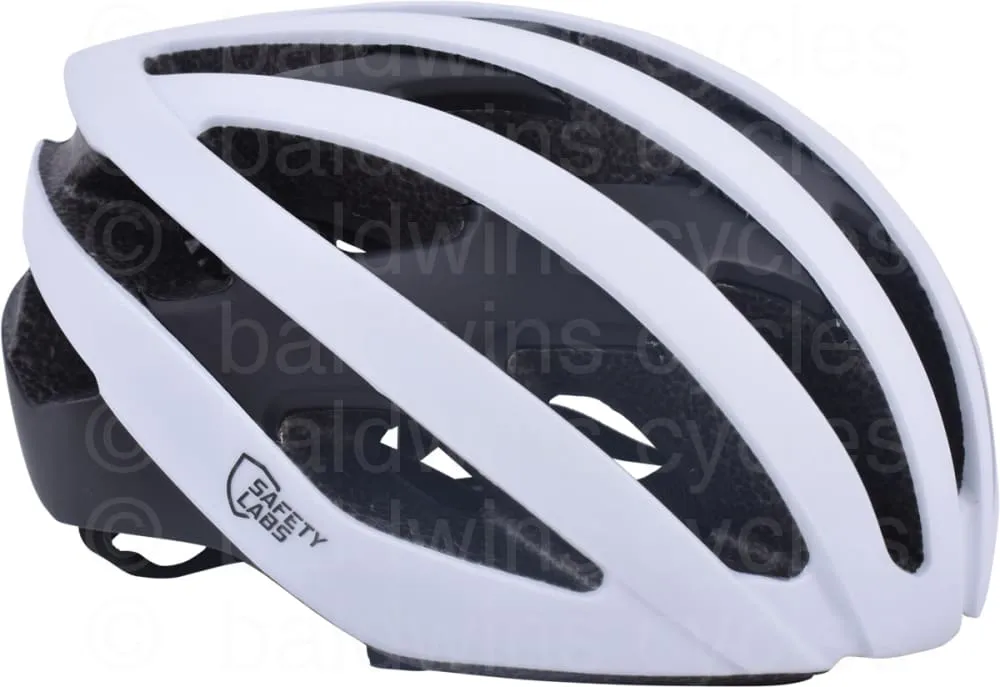 Safety Labs Eros Elite Road Inmold Helmet in White - Large (58-61cm)