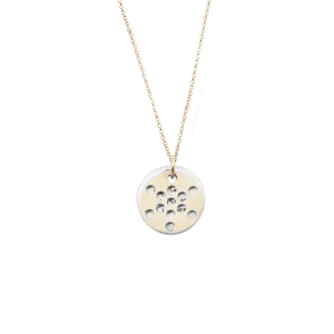 SET - FRUIT OF LIFE NECKLACE 14K   I AM LOVE I AM LIGHT I AM PEACE BANGLE (SAVE $65)