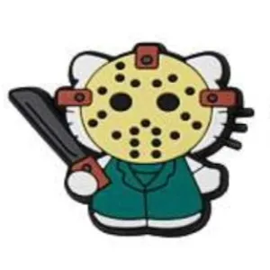 SHOE CHARMS - HELLO JASON KITTY FRIDAY 13TH