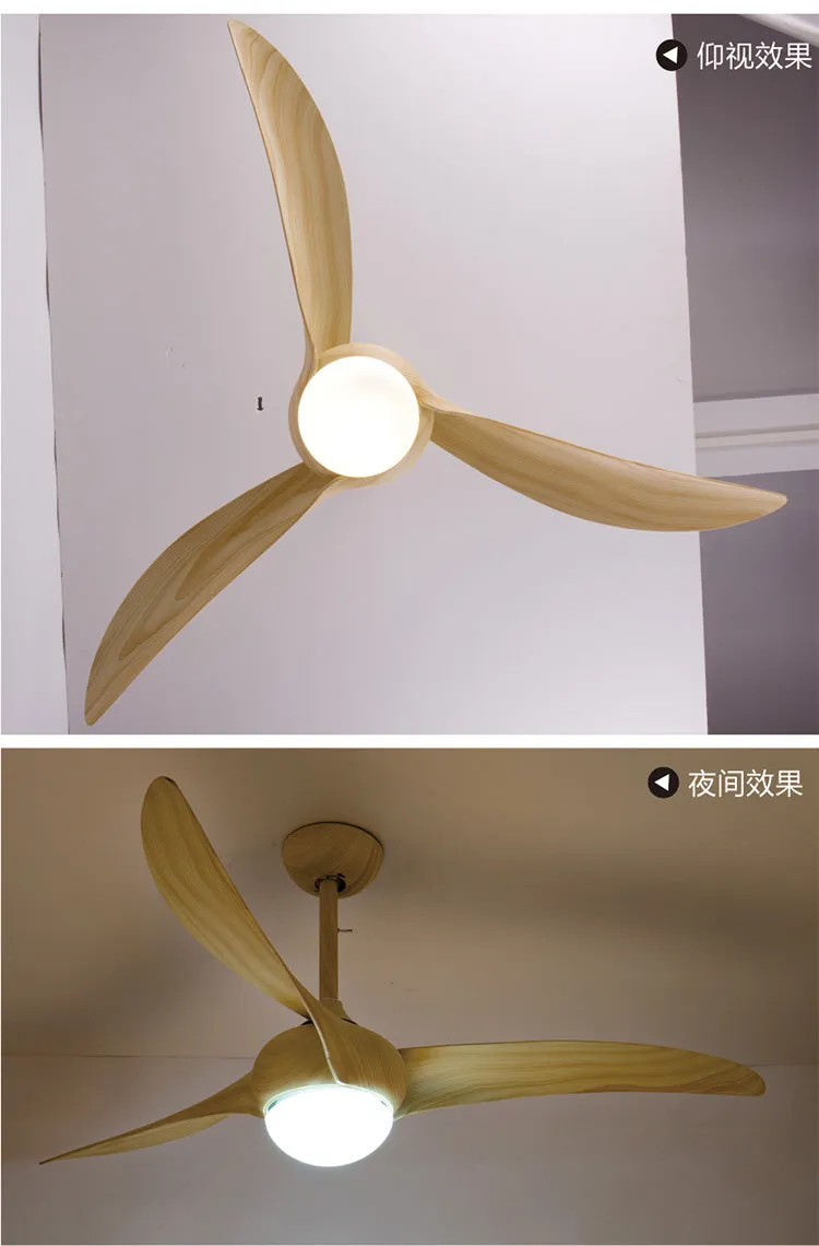 Silent Ceiling Fan with Light and Remote