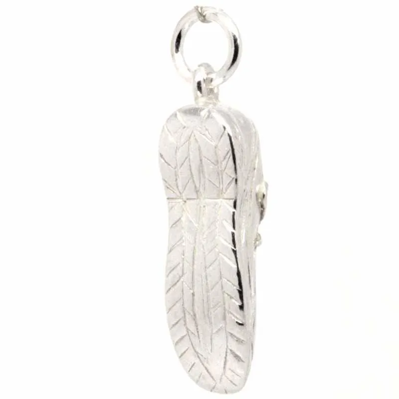 Silver Training Shoe Charm