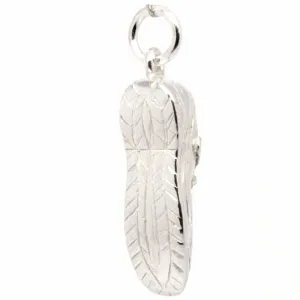 Silver Training Shoe Charm