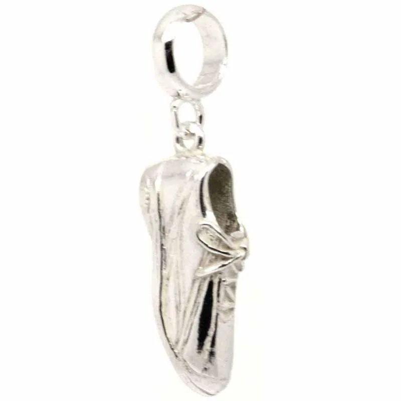 Silver Training Shoe Charm