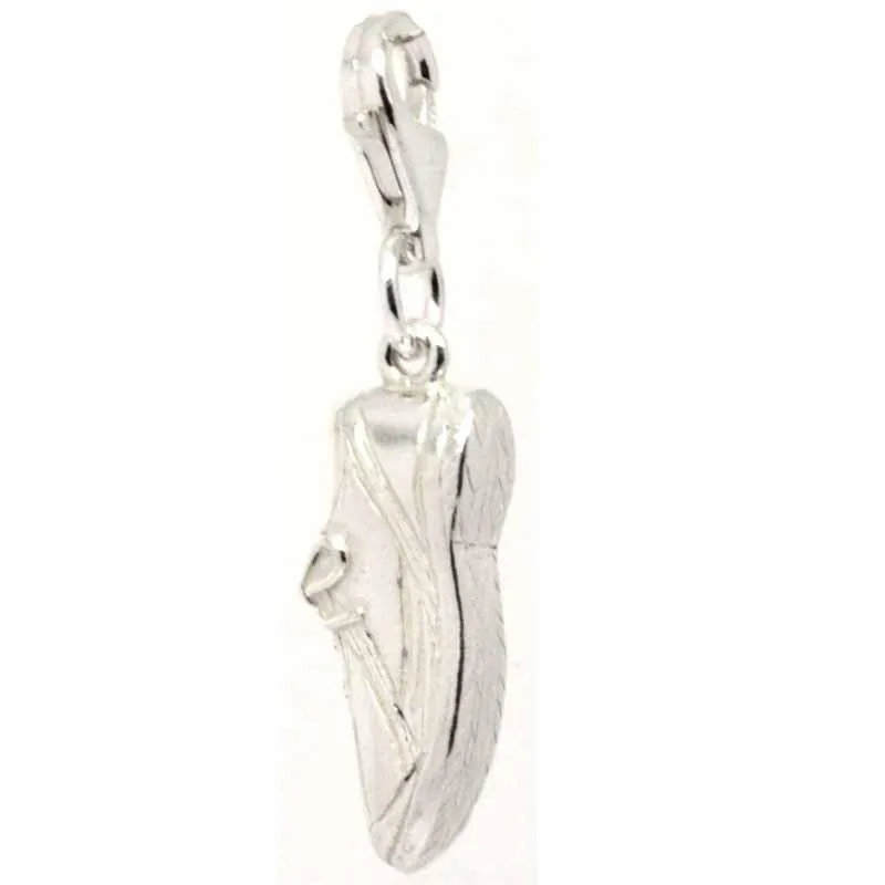 Silver Training Shoe Charm