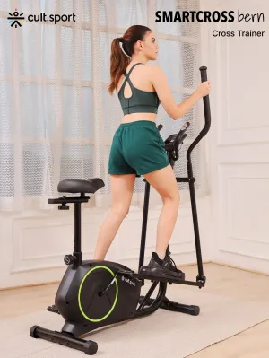 Smartcross Bern Elliptical Cross Trainer | 2kg Flywheel | Max Weight-120kg | 8 Level Magnetic Resistance (with 6 months extended warranty)
