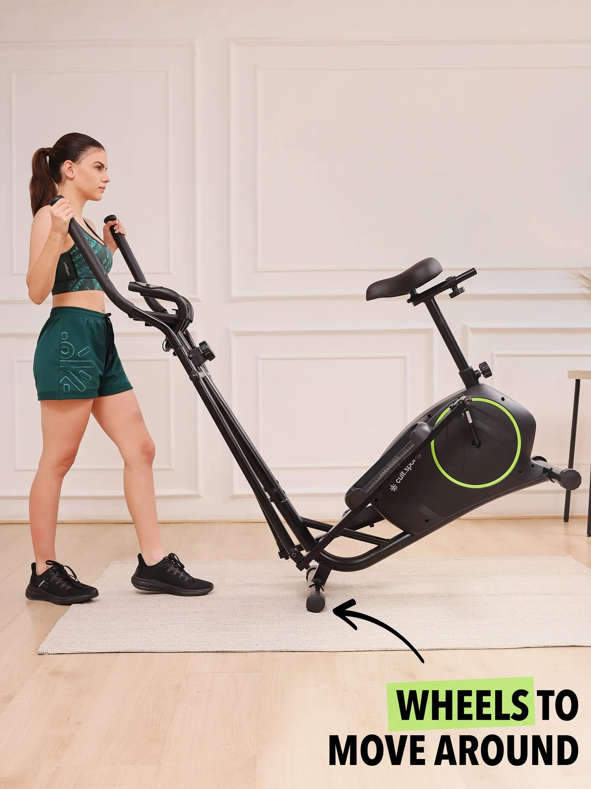 Smartcross Bern Elliptical Cross Trainer | 2kg Flywheel | Max Weight-120kg | 8 Level Magnetic Resistance (with 6 months extended warranty)