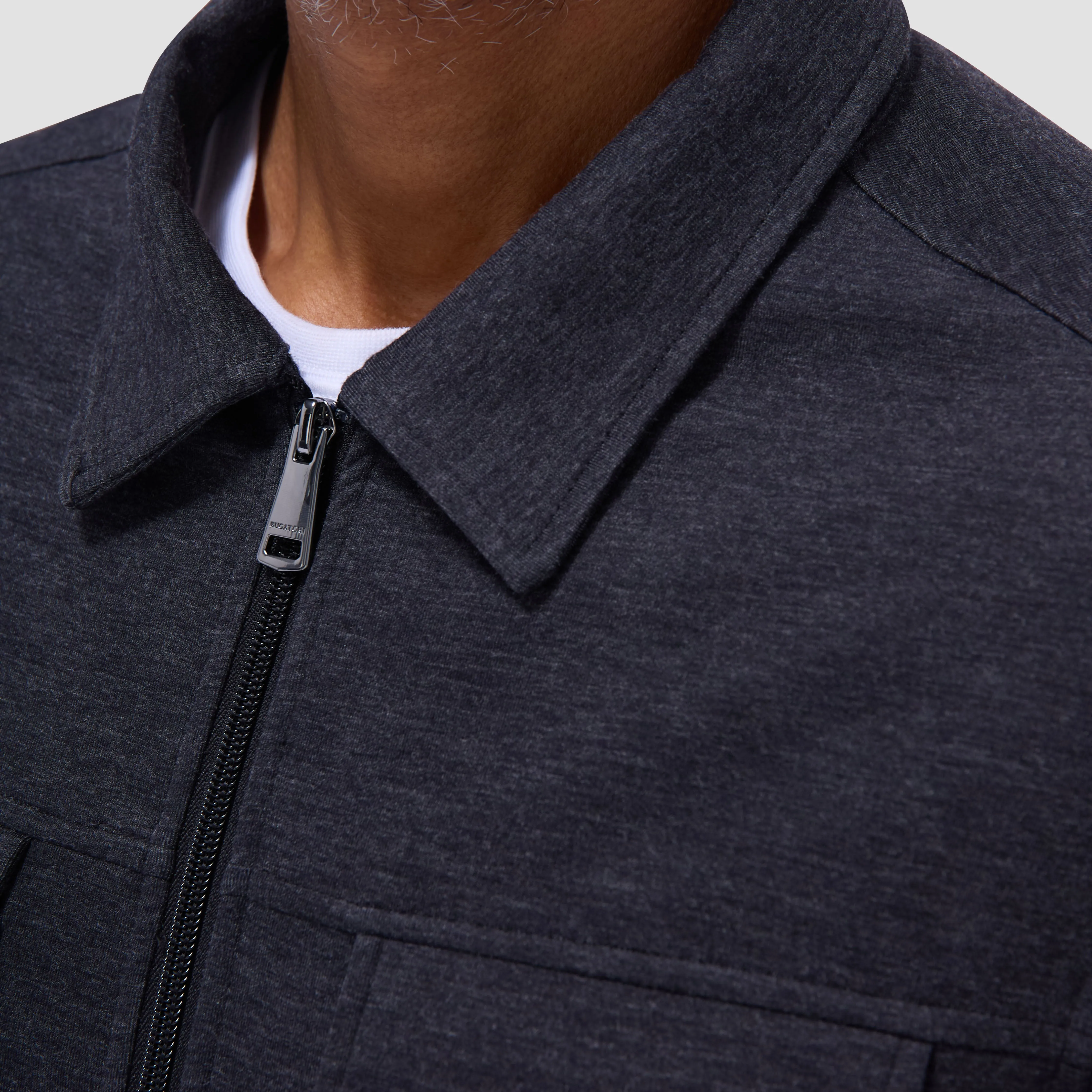Soft Touch Heather Shirt Jacket