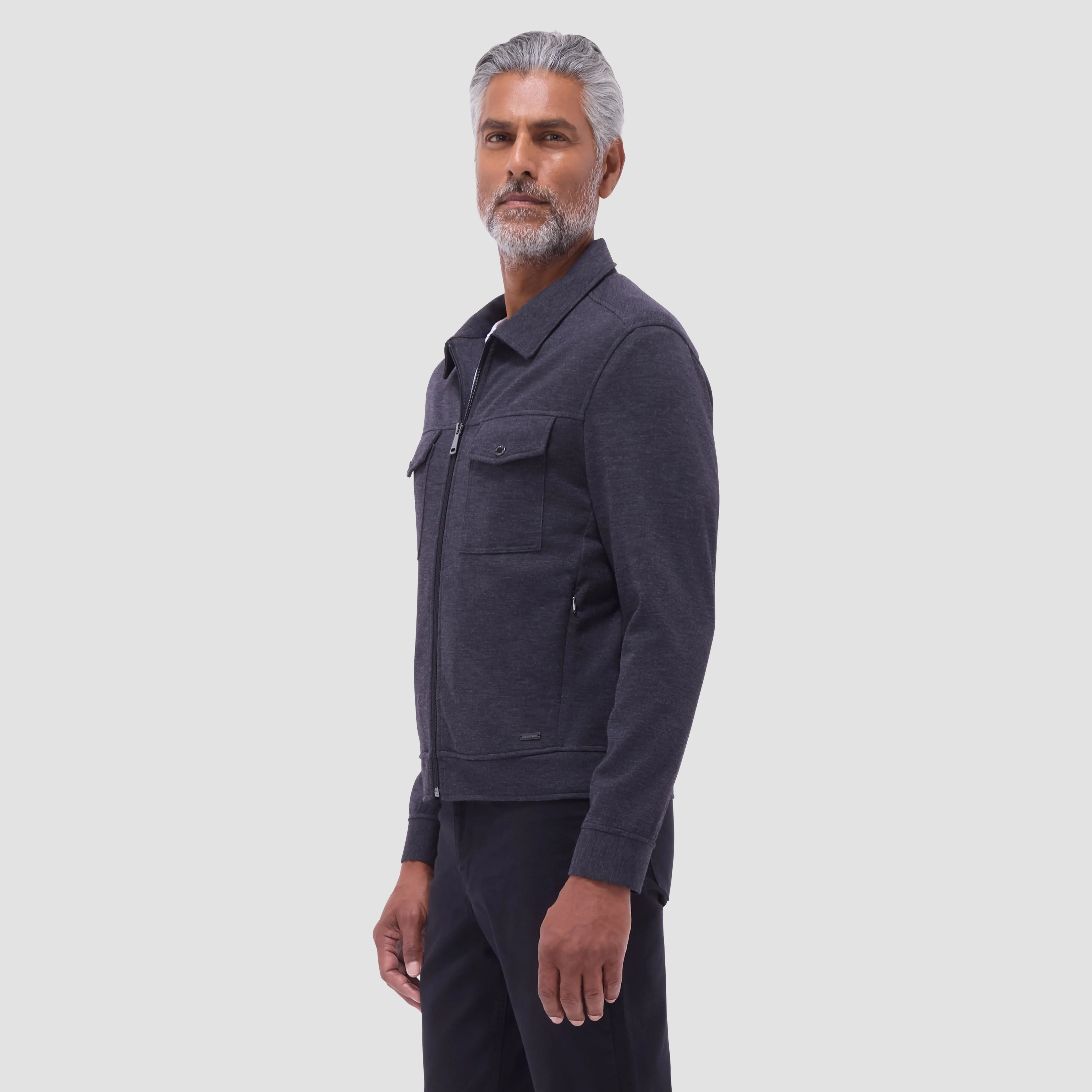 Soft Touch Heather Shirt Jacket