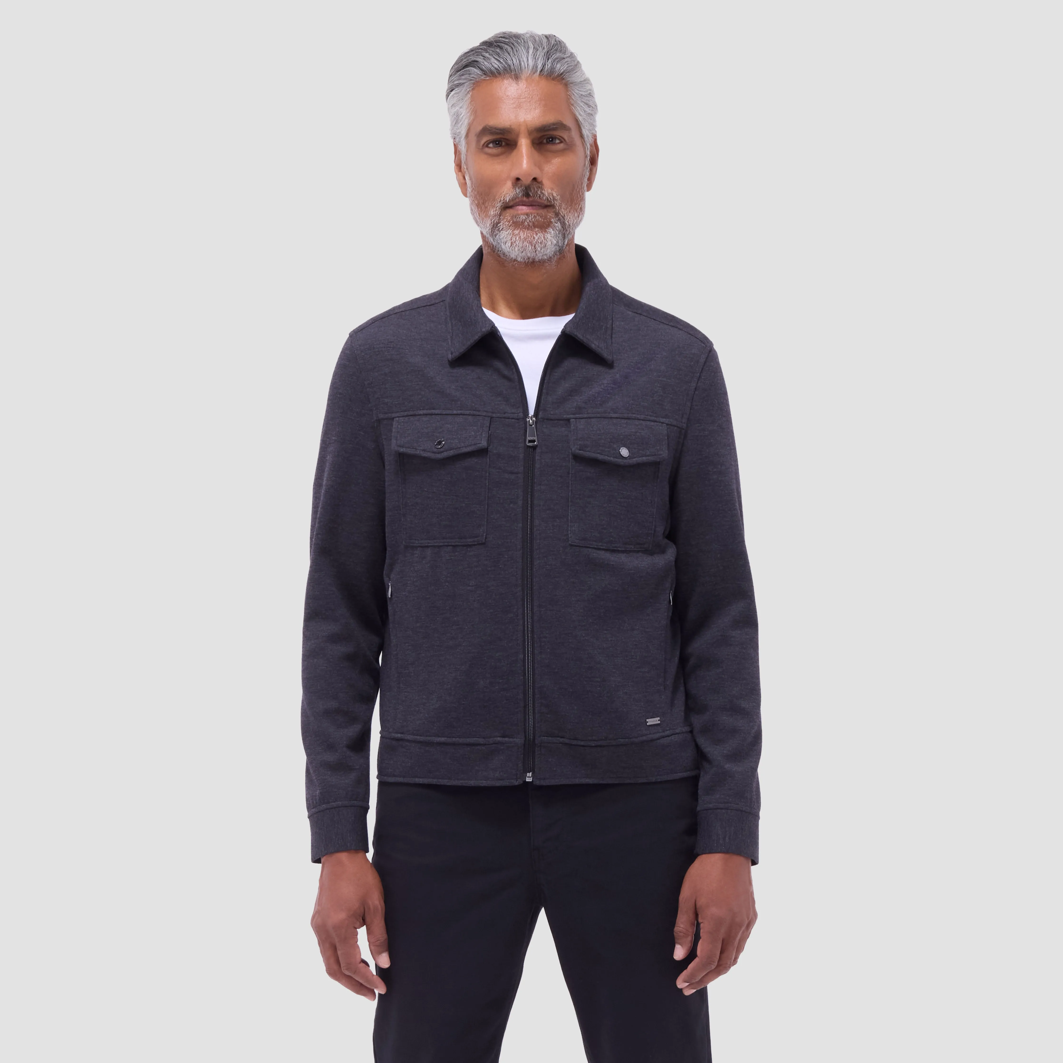 Soft Touch Heather Shirt Jacket
