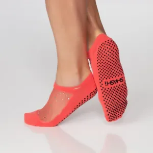 SPARKLE MESH REGULAR TOE - CORAL