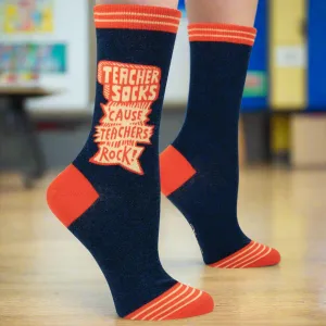 Teachers Rock Women's Crew Socks