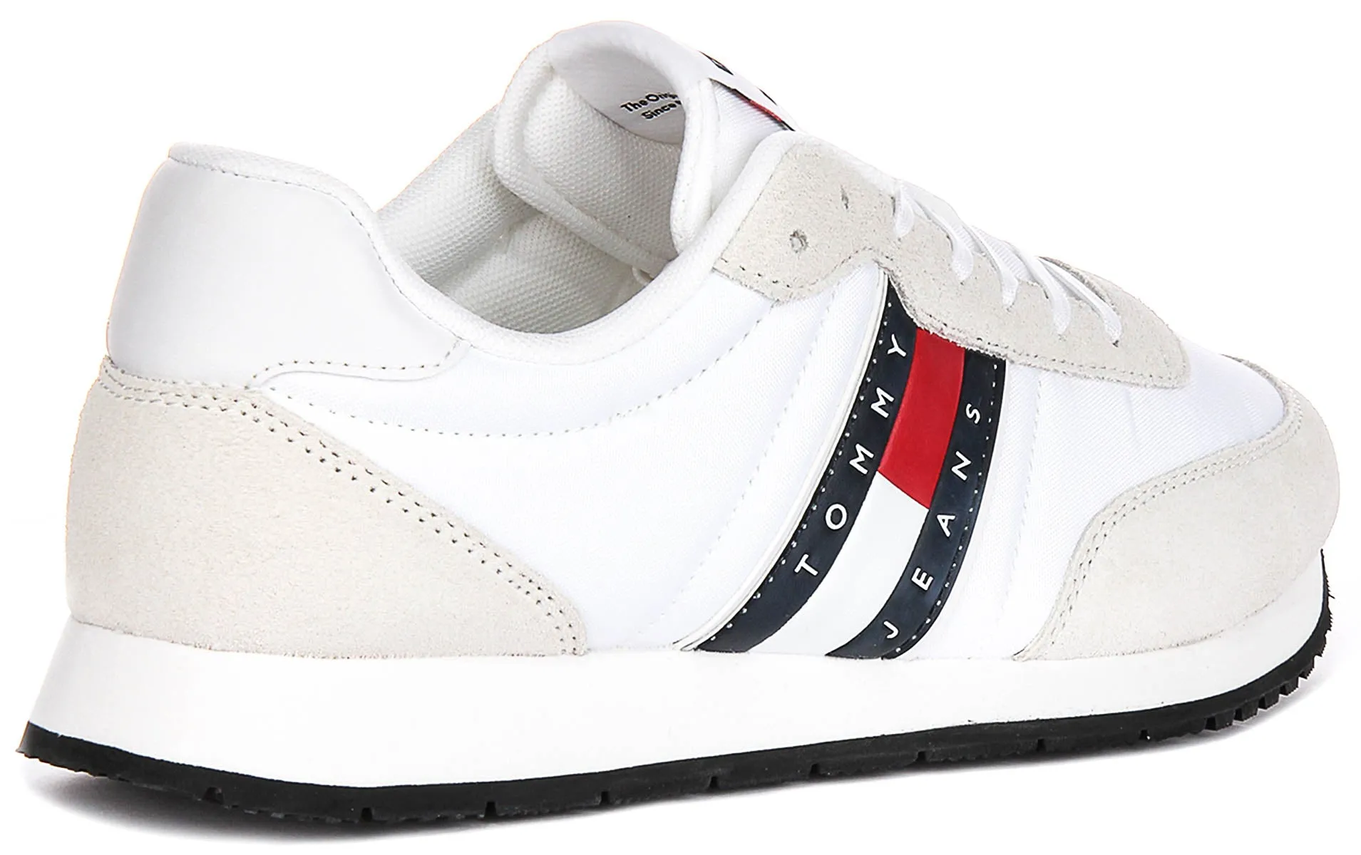 Tommy Hilfinger Runner In White Navy For Men