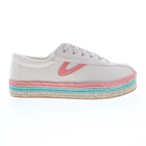 Tretorn Nylite Espadrille A-NYLITEPBE Womens Beige Lifestyle Sneakers Shoes
