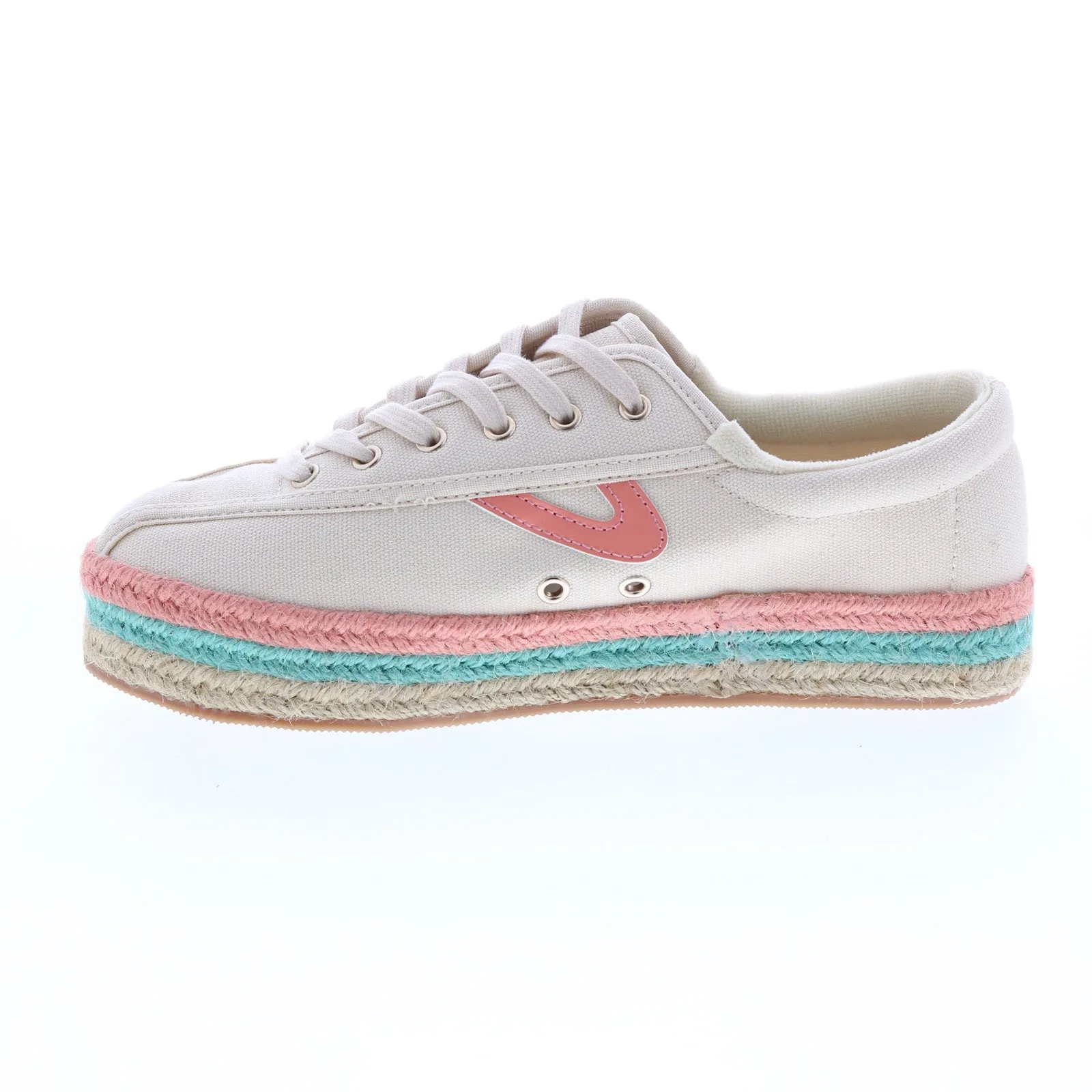 Tretorn Nylite Espadrille A-NYLITEPBE Womens Beige Lifestyle Sneakers Shoes