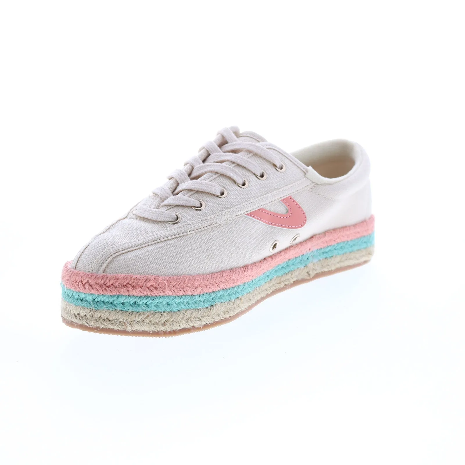 Tretorn Nylite Espadrille A-NYLITEPBE Womens Beige Lifestyle Sneakers Shoes
