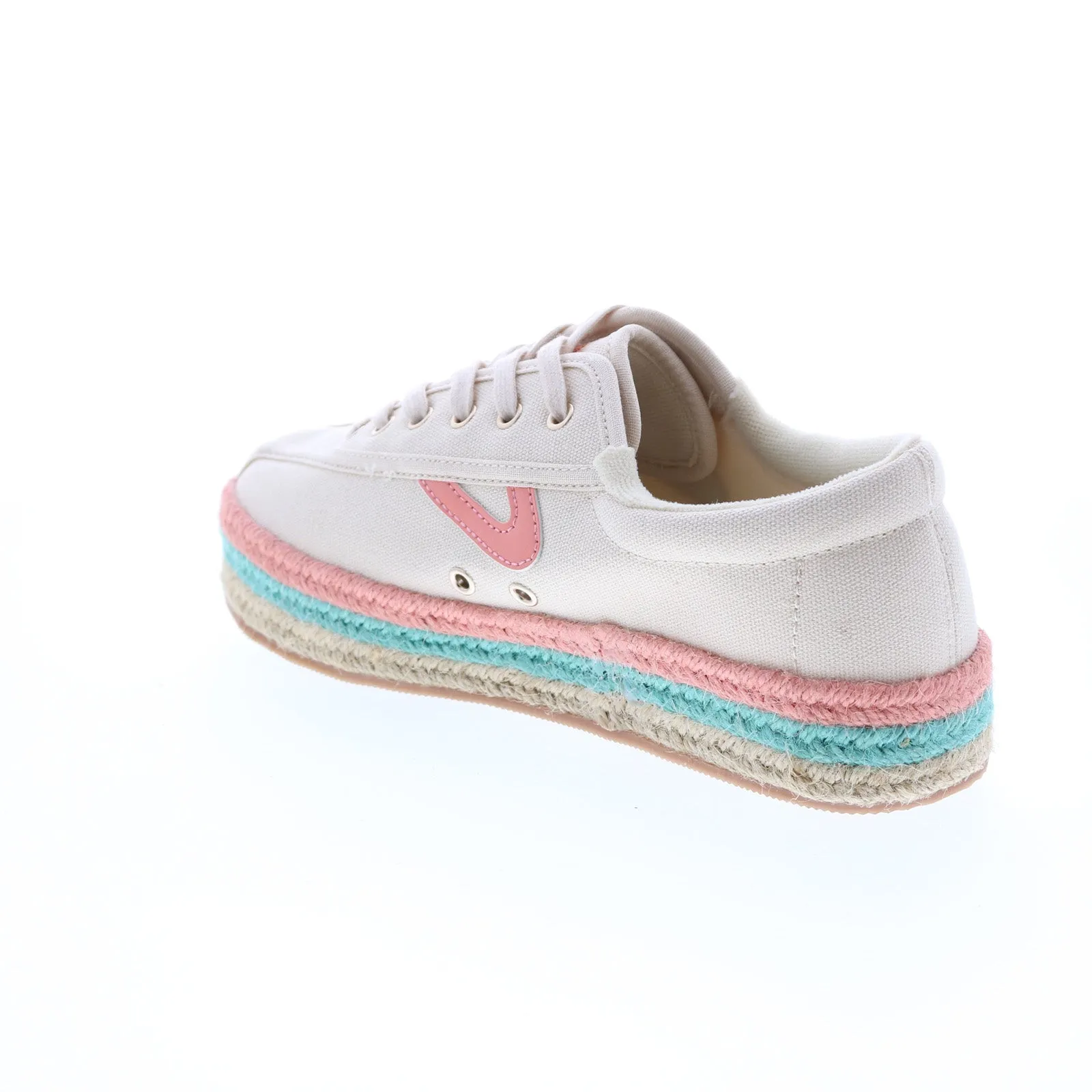 Tretorn Nylite Espadrille A-NYLITEPBE Womens Beige Lifestyle Sneakers Shoes