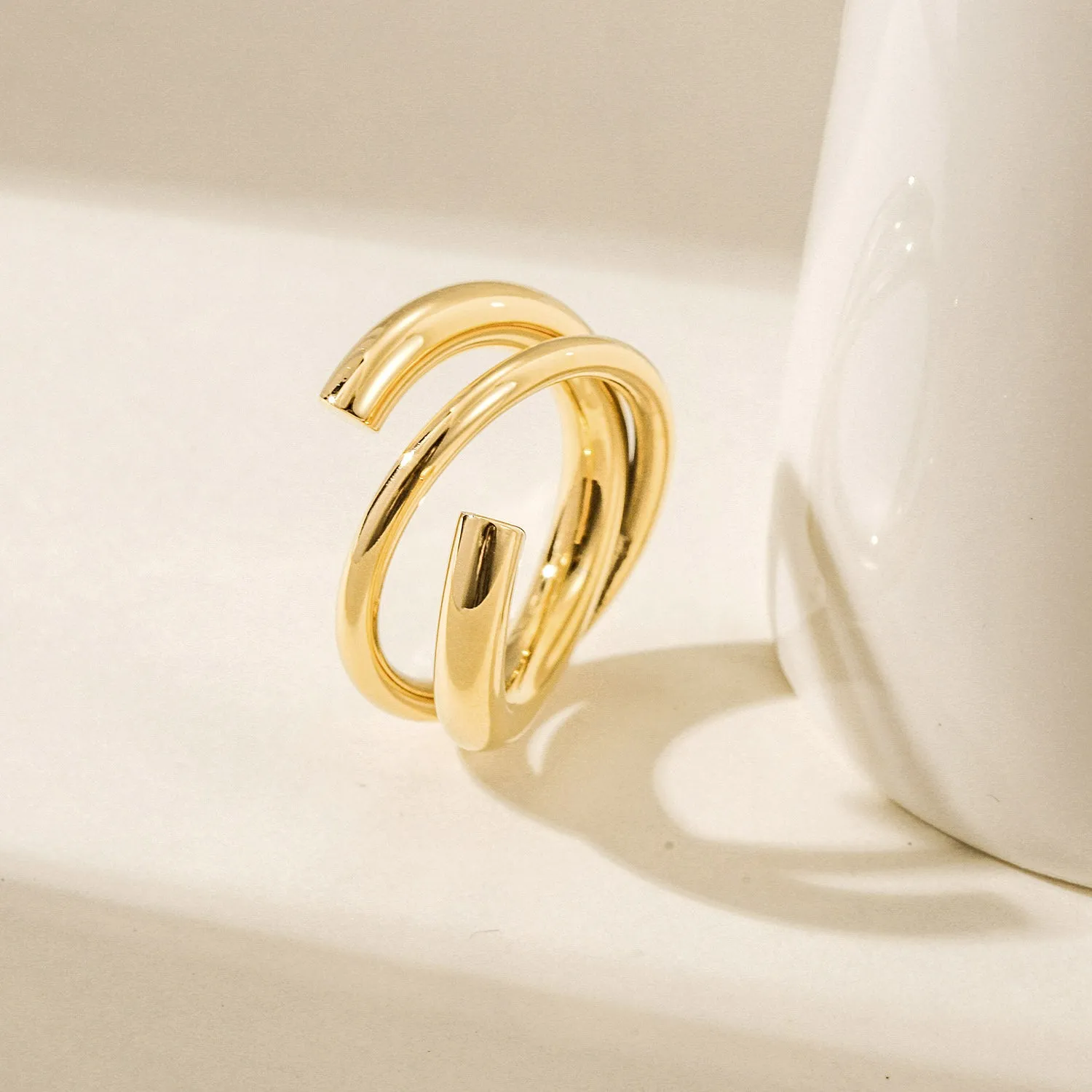 Twisted smooth ring-NSR251STGC