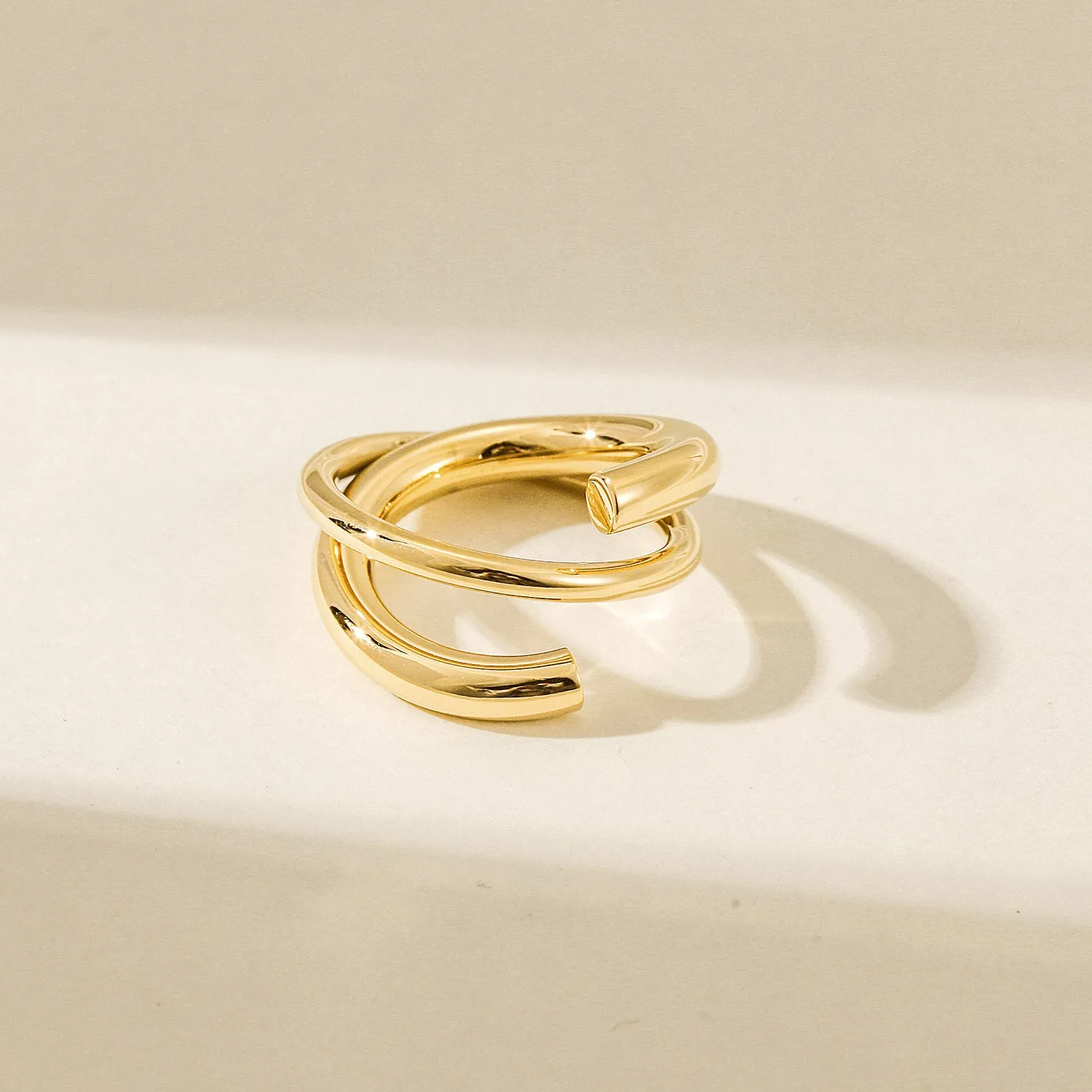 Twisted smooth ring-NSR251STGC
