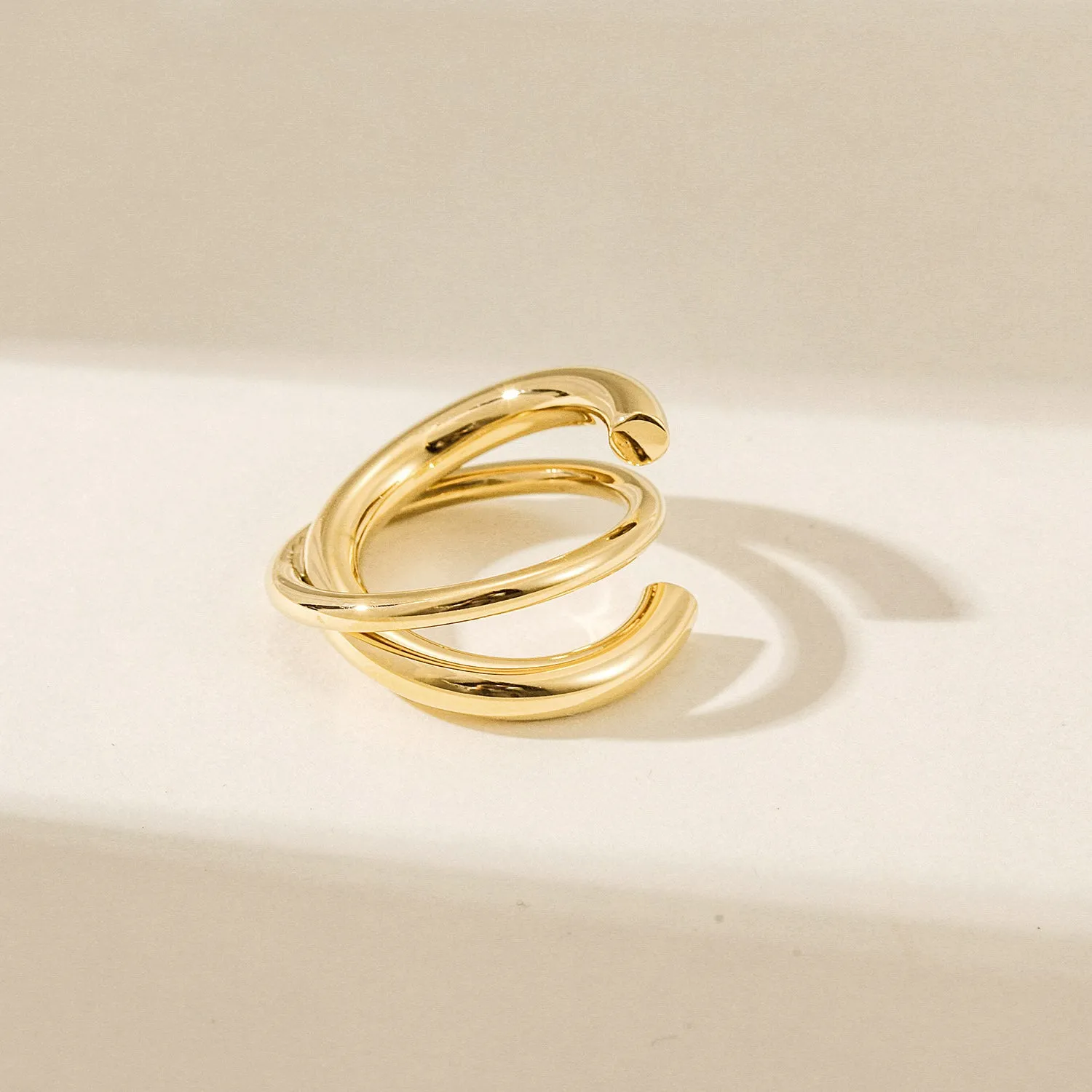 Twisted smooth ring-NSR251STGC
