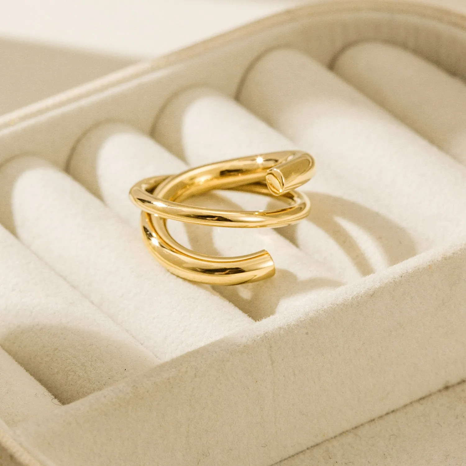 Twisted smooth ring-NSR251STGC