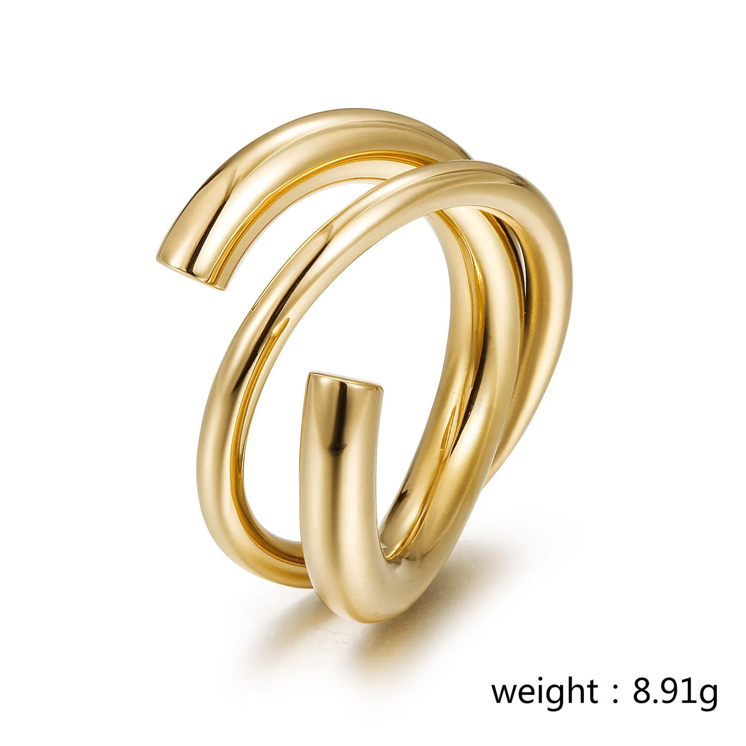 Twisted smooth ring-NSR251STGC