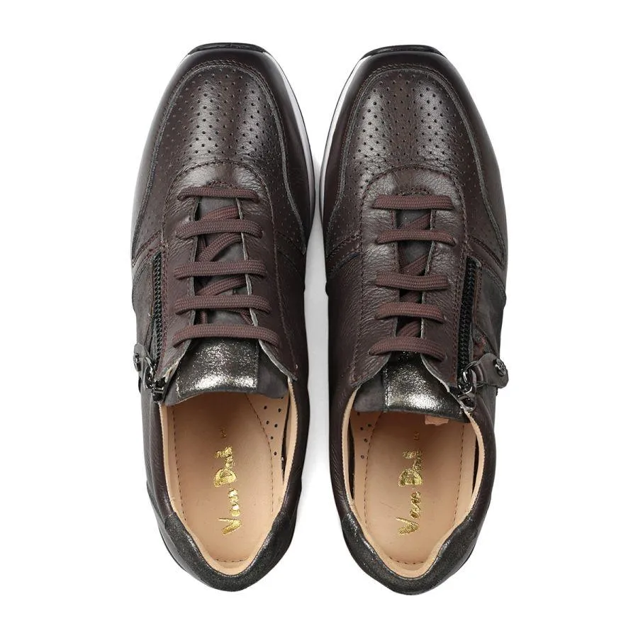 Van Dal 3516 Tess Trainers - Charcoal Leather