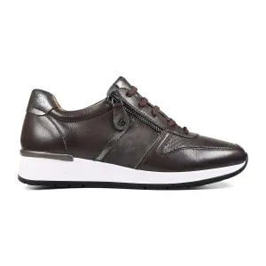 Van Dal 3516 Tess Trainers - Charcoal Leather