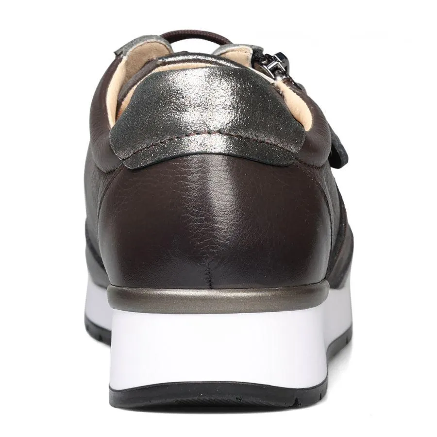 Van Dal 3516 Tess Trainers - Charcoal Leather