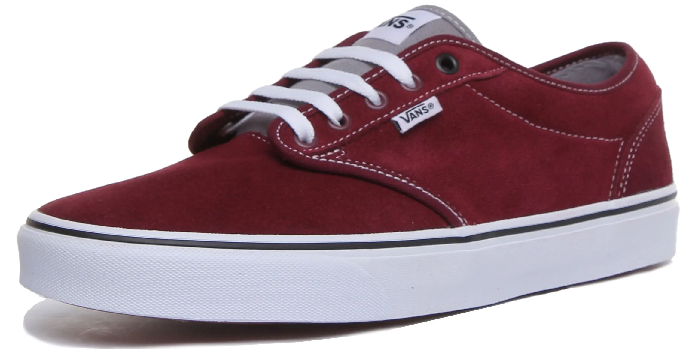 Vans Atwood Casual Trainer In Burgundy For Men