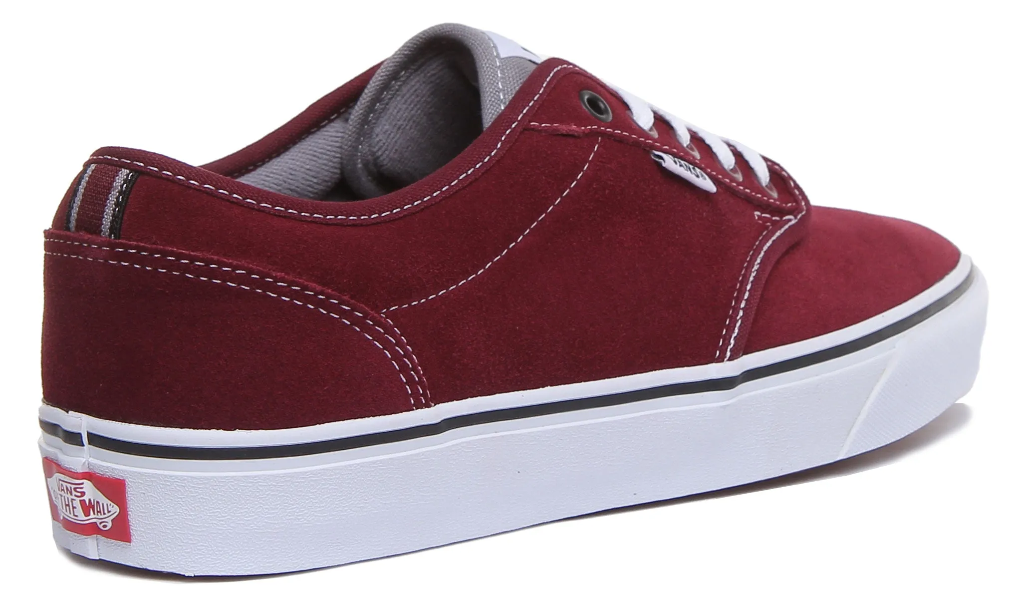 Vans Atwood Casual Trainer In Burgundy For Men
