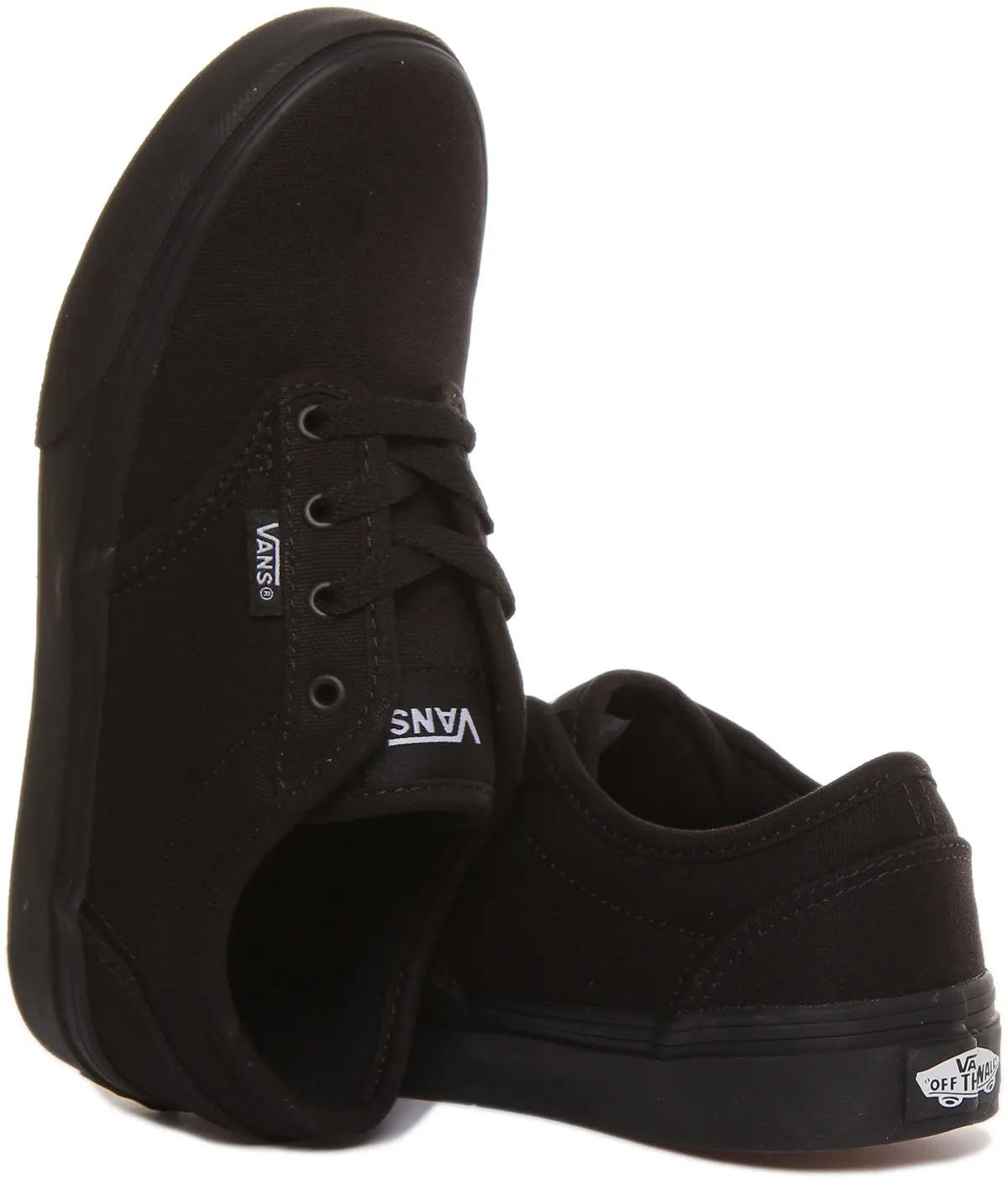 Vans Atwood In Black For Kids Size 2.5