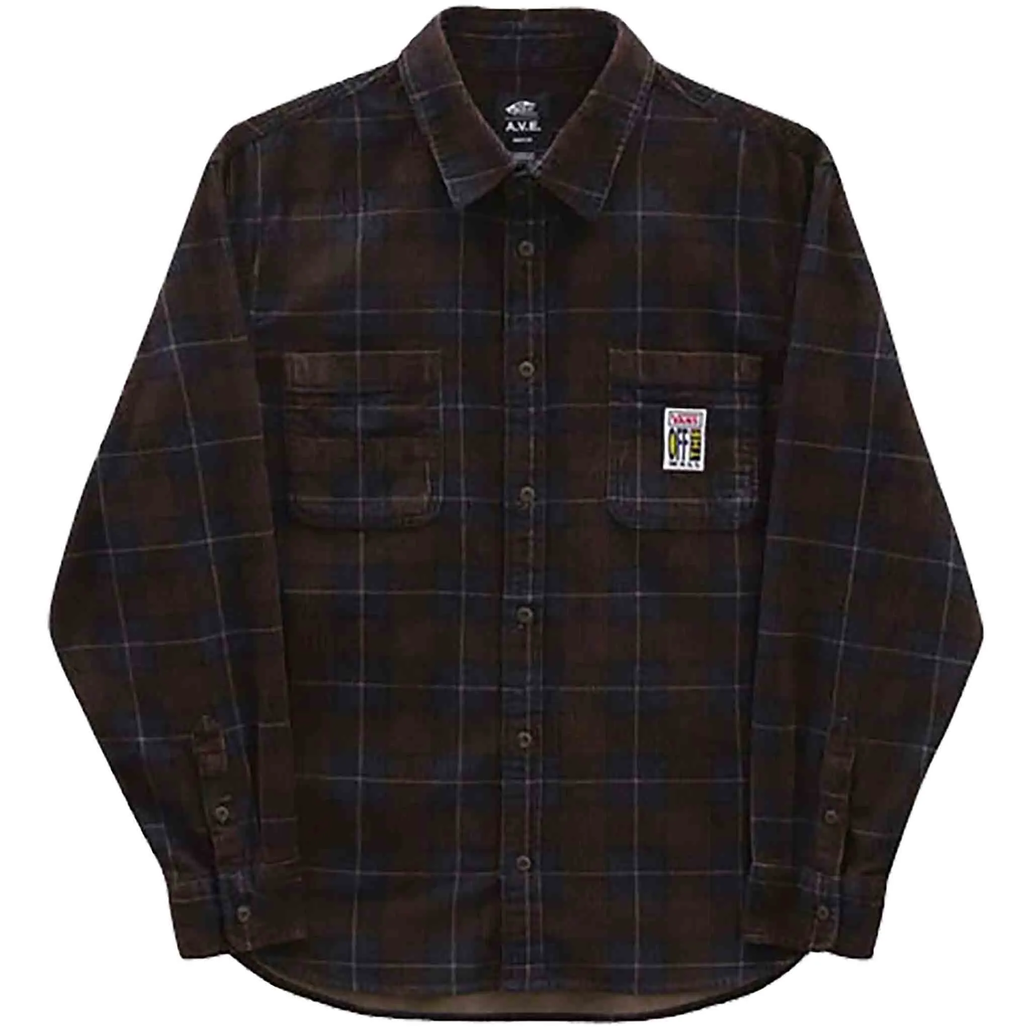 Vans AVE Long Sleeve Woven Shirt Demitasse