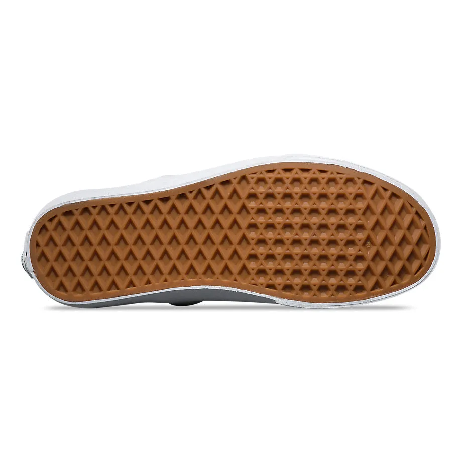 Vans Classic Slip on (2-Tone Metallic) Black True White Trainers (UK 4 EUR 36.5)