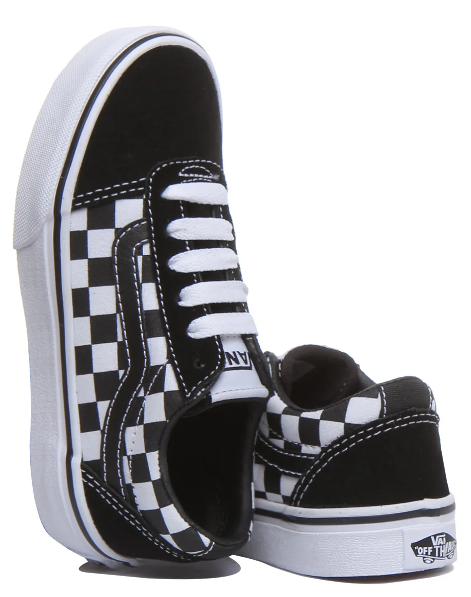 Vans Ward In Black White
