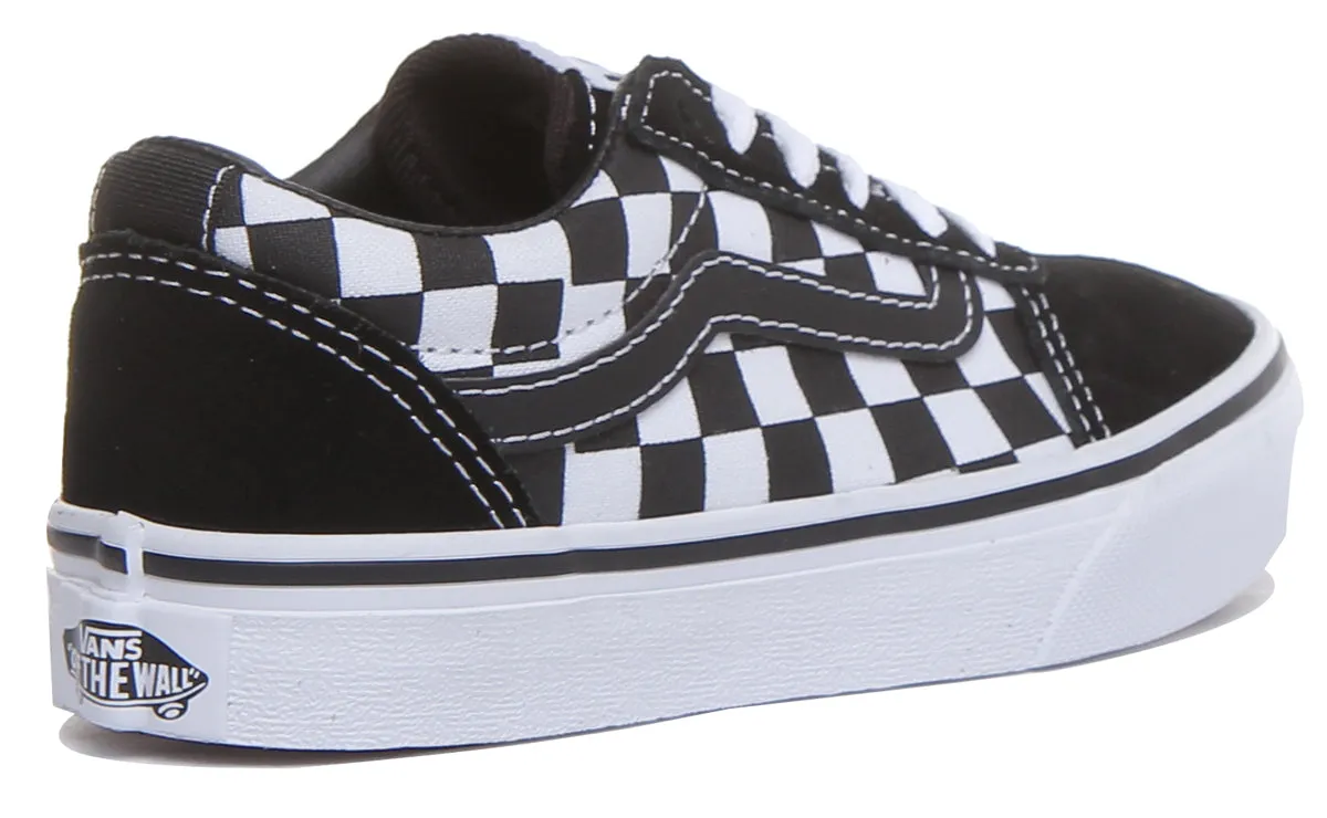 Vans Ward In Black White