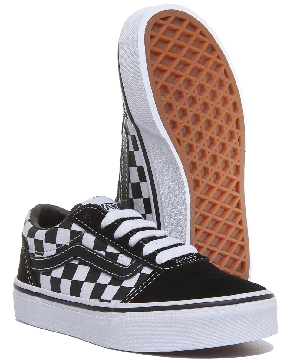 Vans Ward In Black White