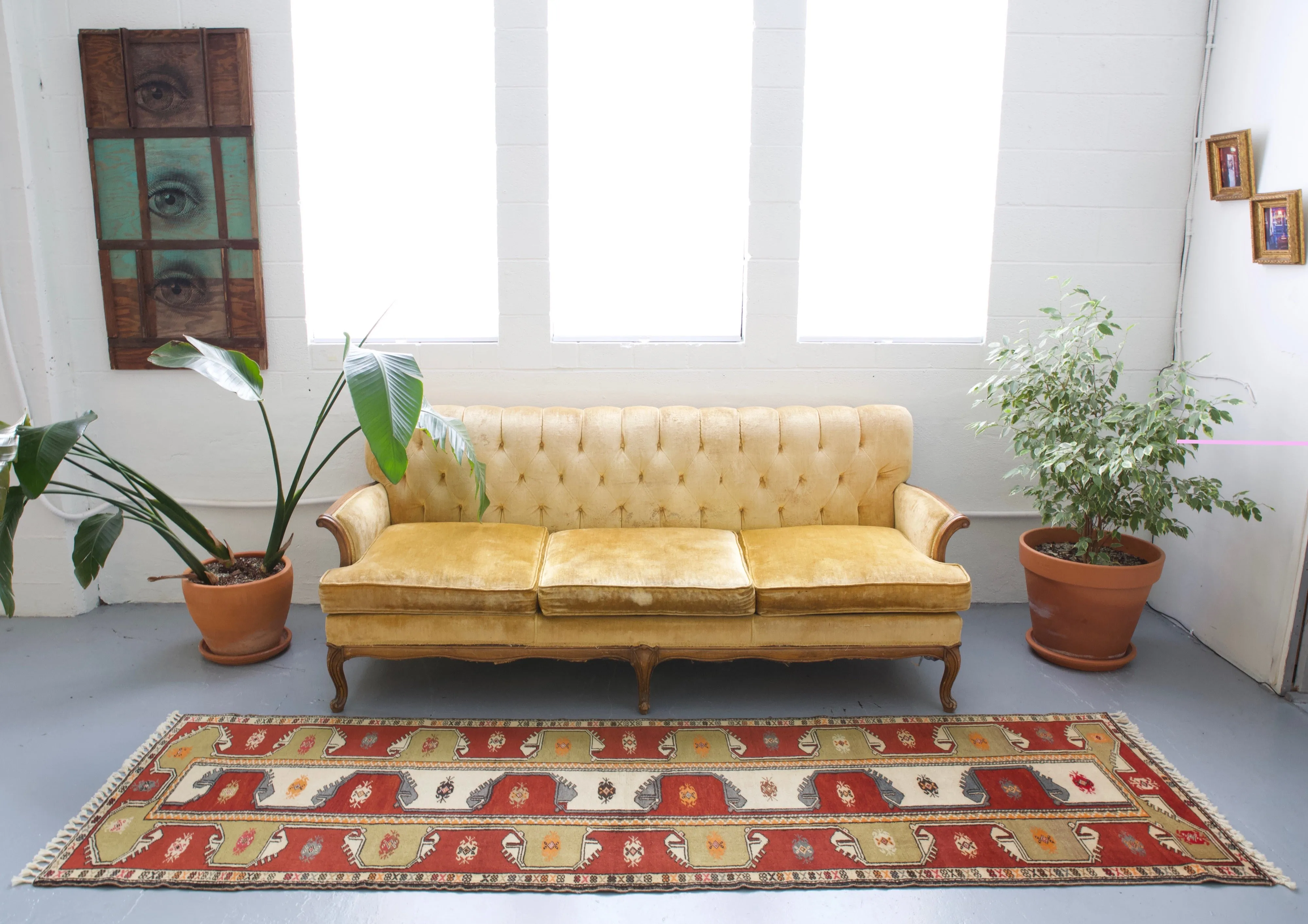 Vintage Milas Runner Rug 2'8"x9'5"