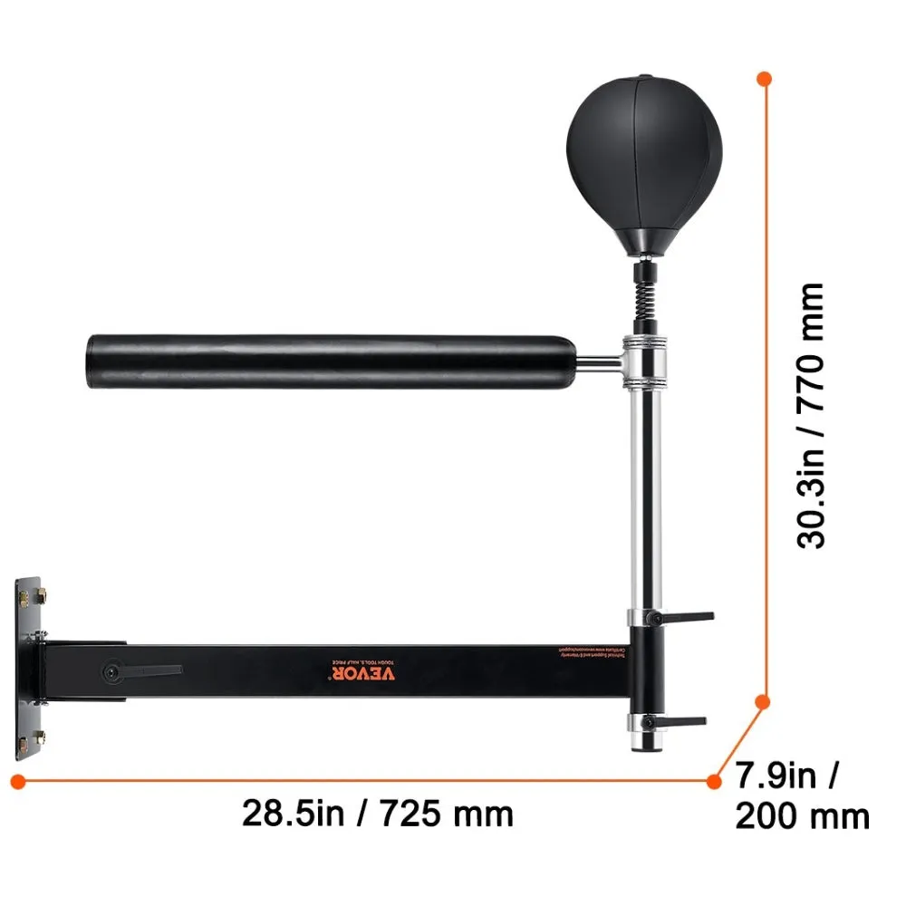 Wall Mount Boxing Spinning Bar with Punching Ball