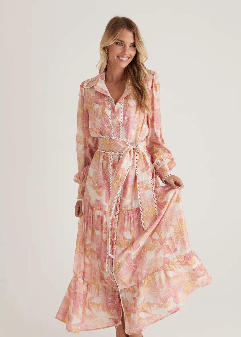 Waverley Maxi Dress - Blush Floral