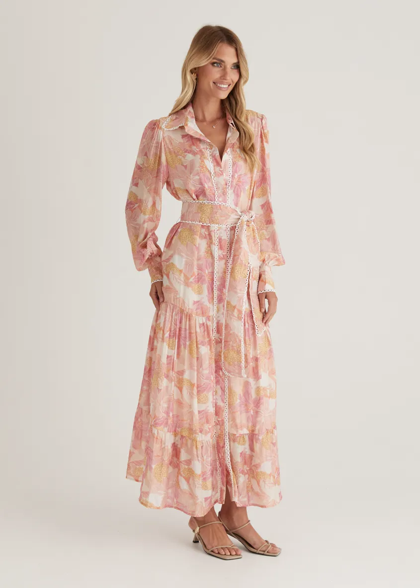 Waverley Maxi Dress - Blush Floral