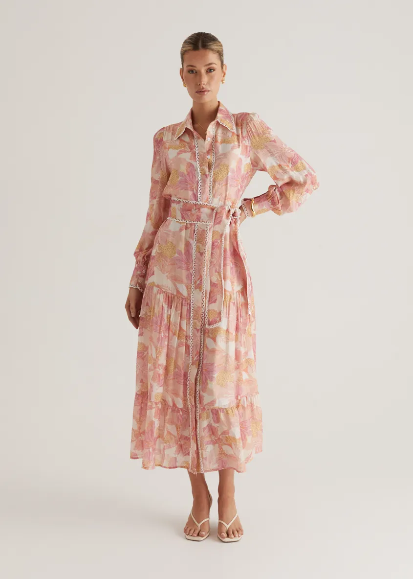 Waverley Maxi Dress - Blush Floral
