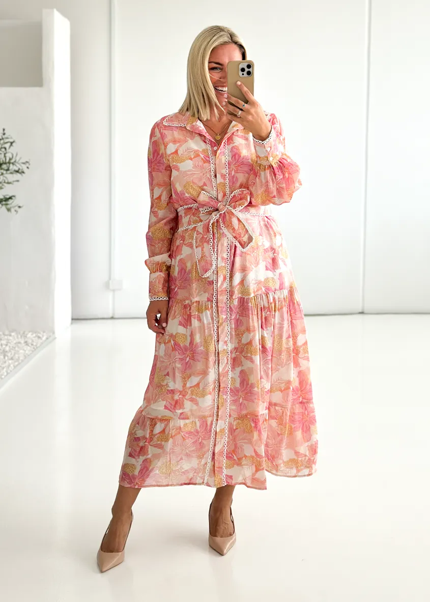 Waverley Maxi Dress - Blush Floral