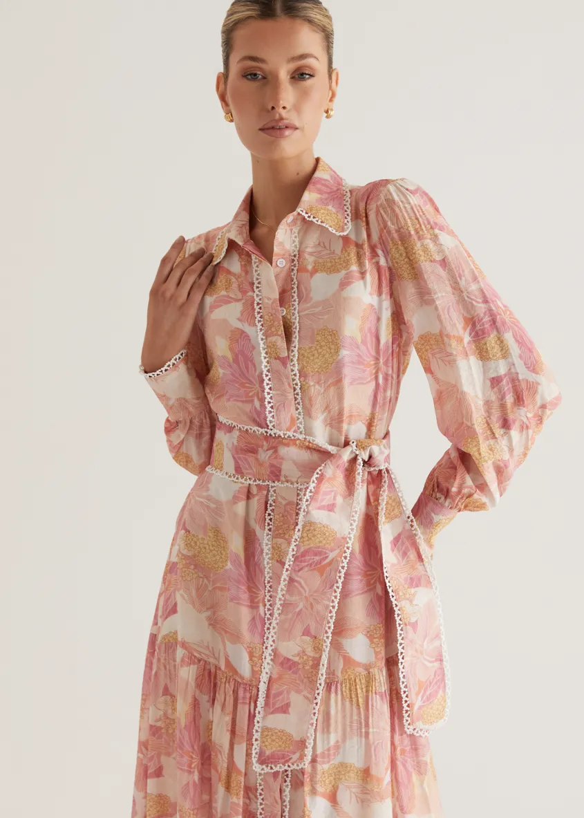 Waverley Maxi Dress - Blush Floral
