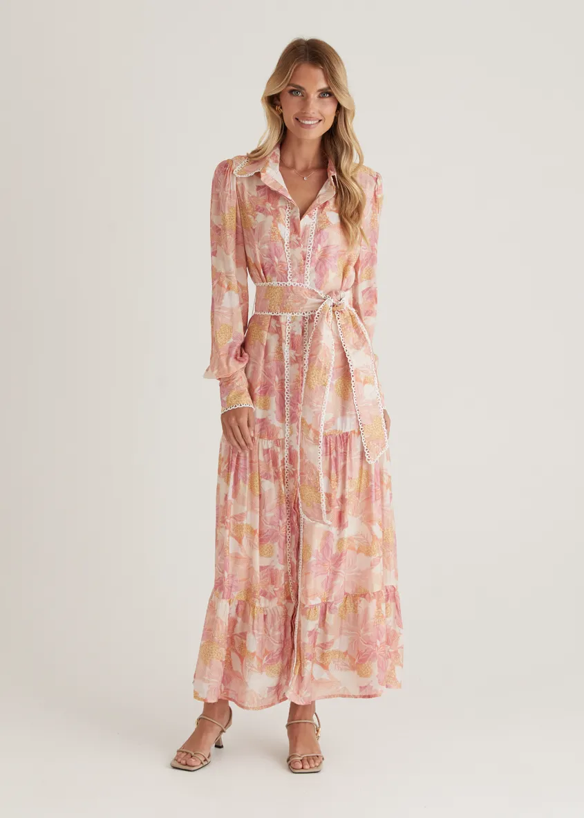 Waverley Maxi Dress - Blush Floral