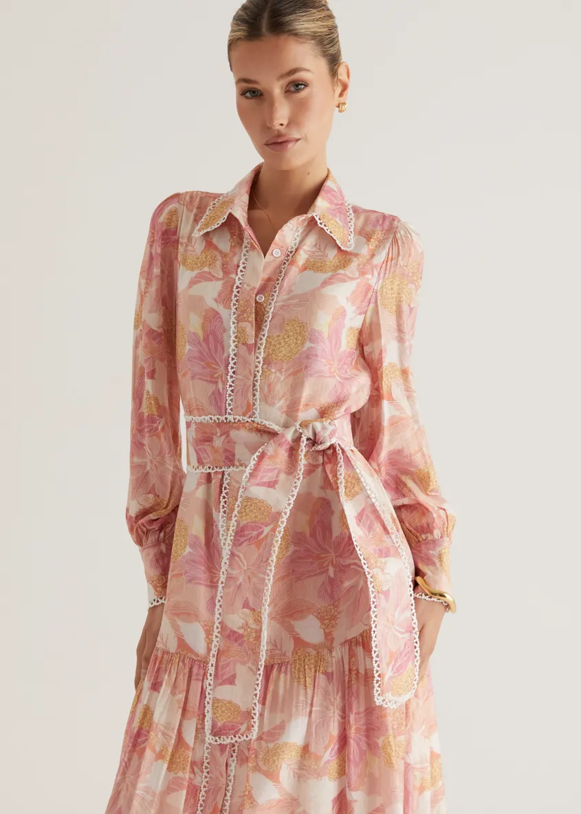 Waverley Maxi Dress - Blush Floral