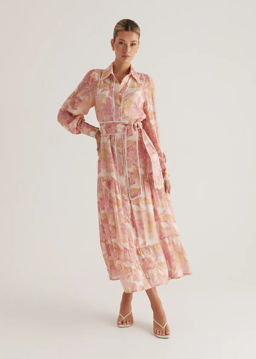 Waverley Maxi Dress - Blush Floral