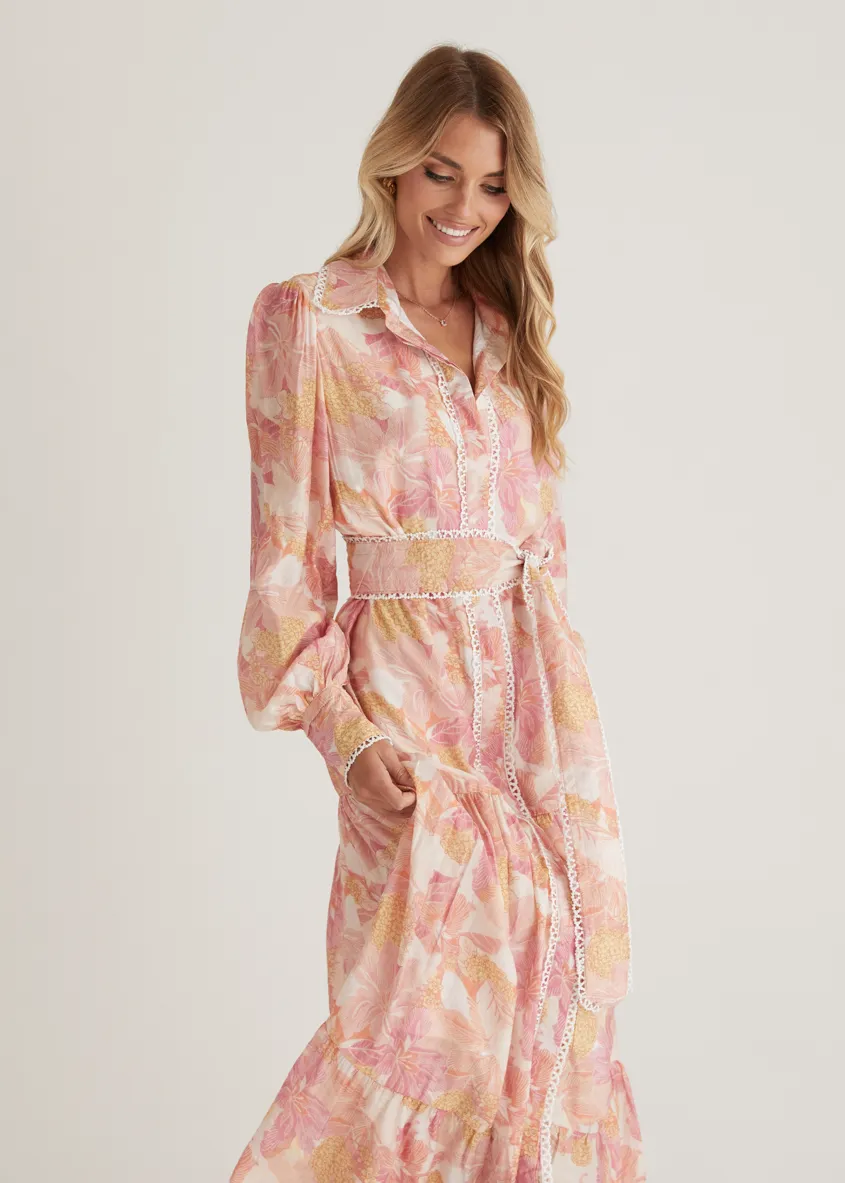 Waverley Maxi Dress - Blush Floral