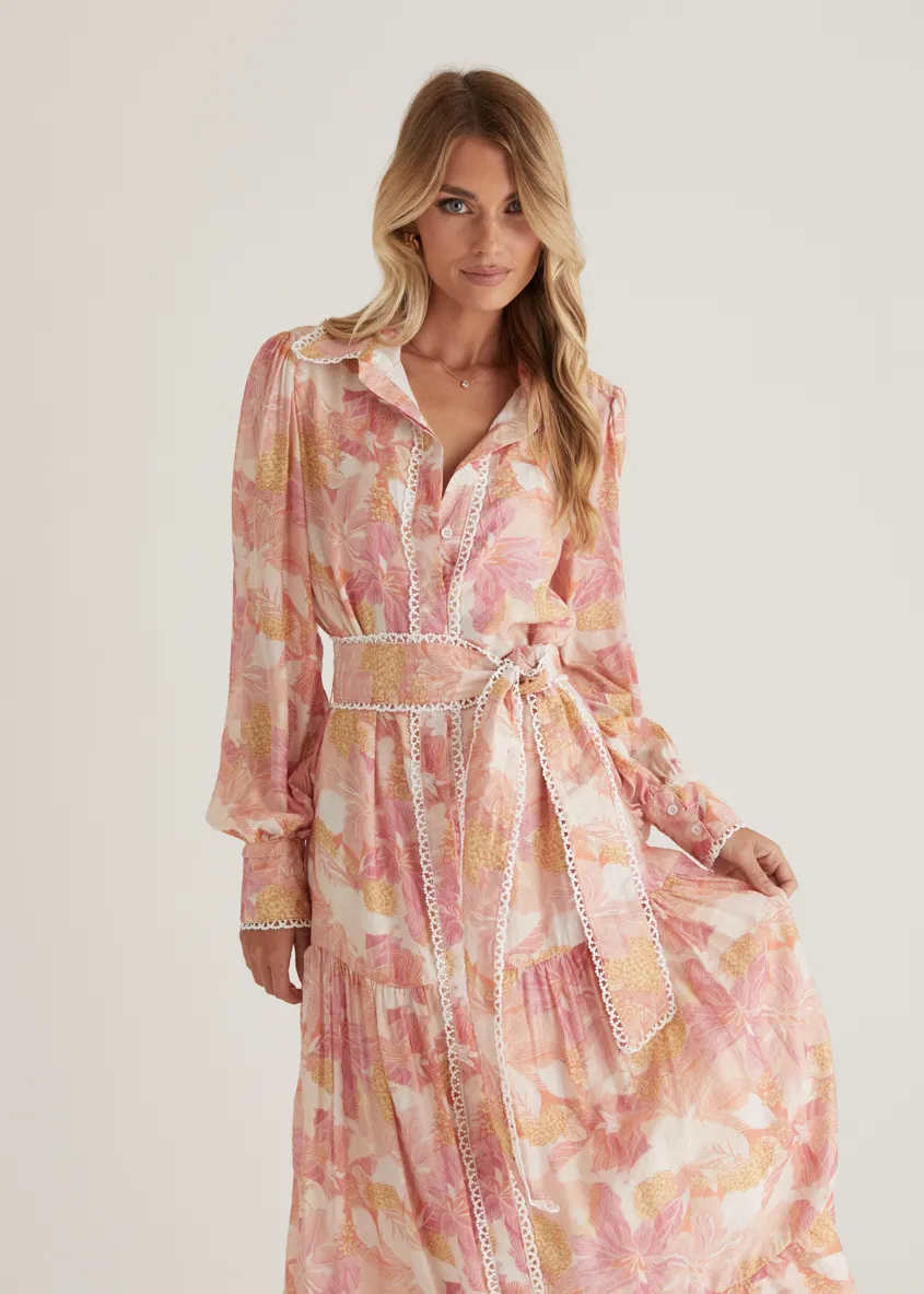 Waverley Maxi Dress - Blush Floral